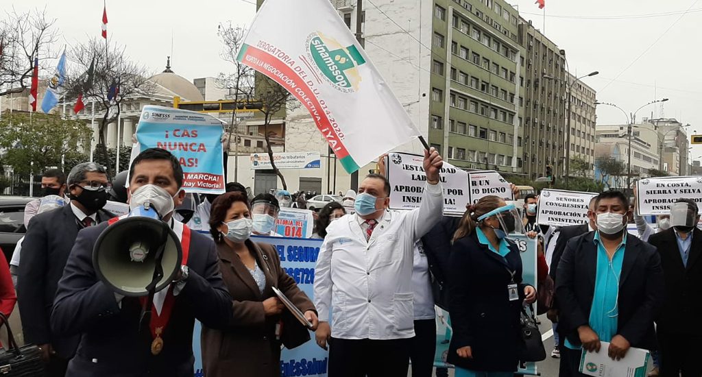 ASAMBLEA NACIONAL DE DELEGADOS DE SINAMSSOP APROBÓ REALIZAR PARO NACIONAL MÉDICO EN ESSALUD EL 29 Y 30 DE SEPTIEMBRE
