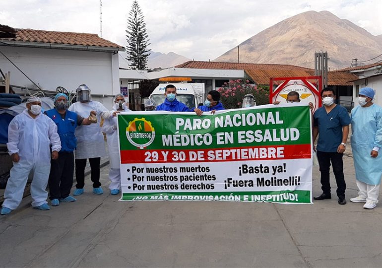 PRESIDENTES DE CUERPOS MÉDICOS DE TODO EL PAÍS RATIFICARON PARTICIPACIÓN EN PARO NACIONAL DE ESSALUD