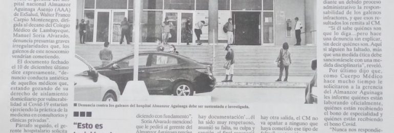Denuncian a médicos del Seguro Social por no cumplir aislamiento