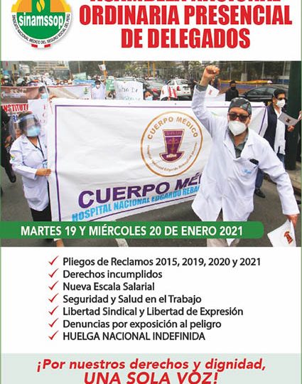 Asamblea Nacional Ordinaria Presencial de Delegados