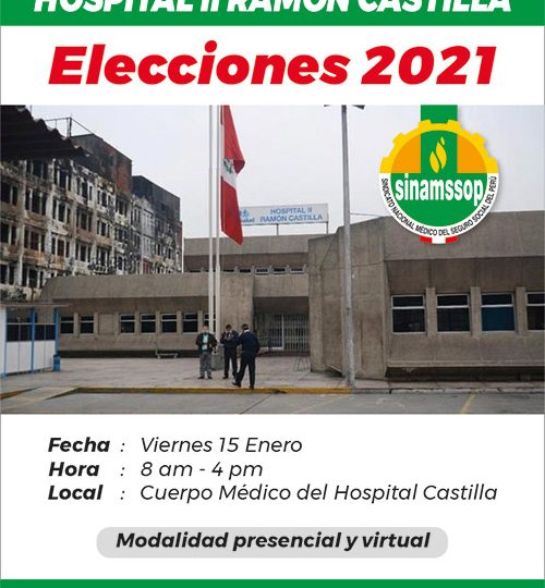 Elecciones 2021 CUERPO MÉDICO DEL HOSPITAL II RAMÓN CASTILLA