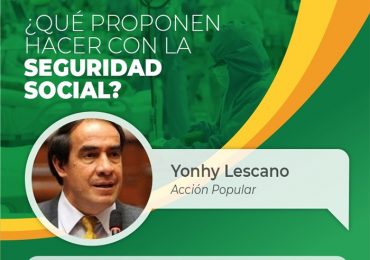 Diálogo con los candidatos: Yonhy Lescano, Lunes 1 - hora: 7 pm