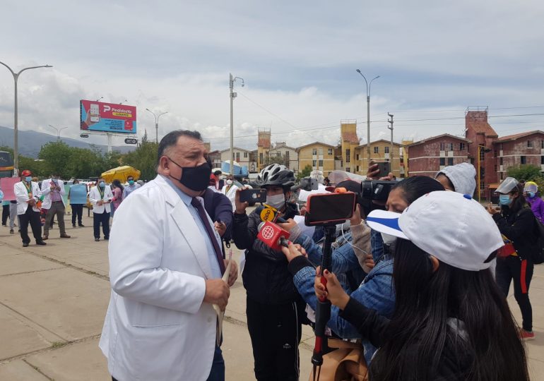 Dirigentes de cuerpos médicos de Lima y el CEN – SINAMSSOP protestaron por abuso de autoridad en hospital Ramiro Prialé en Huancayo