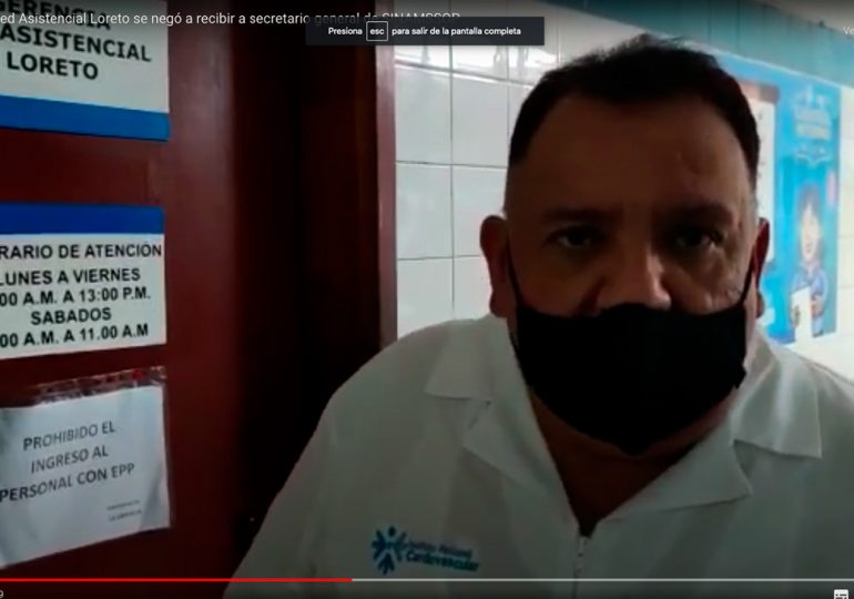Gerente de Red Asistencial Loreto se negó a recibir a secretario general de SINAMSSOP siguiendo disposición de presidencia ejecutiva