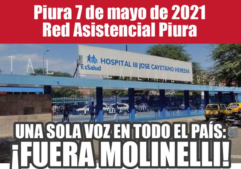 Plantones Nacionales de Protesta en EsSalud: Piura 7 de mayo de 2021 – Red Asistencial Piura
