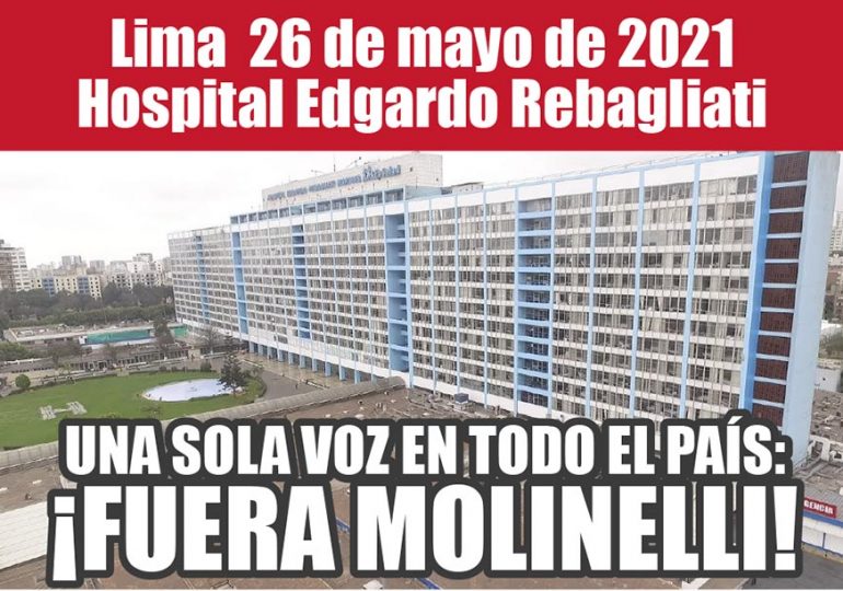 Plantones Nacionales de Protesta en EsSalud: 26 de mayo de 2021 - Hospital Edgardo Rebagliati