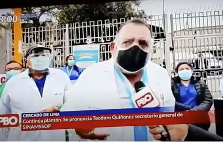 Médicos de Hospital Castilla de EsSalud iniciaron plantones de protesta exigiendo destitución de Fiorella Molinelli