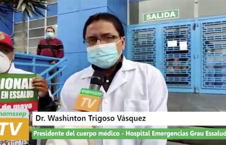 Presidente del CCMM de Emergencias Grau exigió eficiencia y prontitud para atender tercera ola del Covid-19