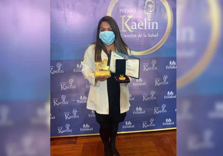 Reconocimiento y felicitación por haber obtenido el Premio Kaelin en Ciencias de la Salud