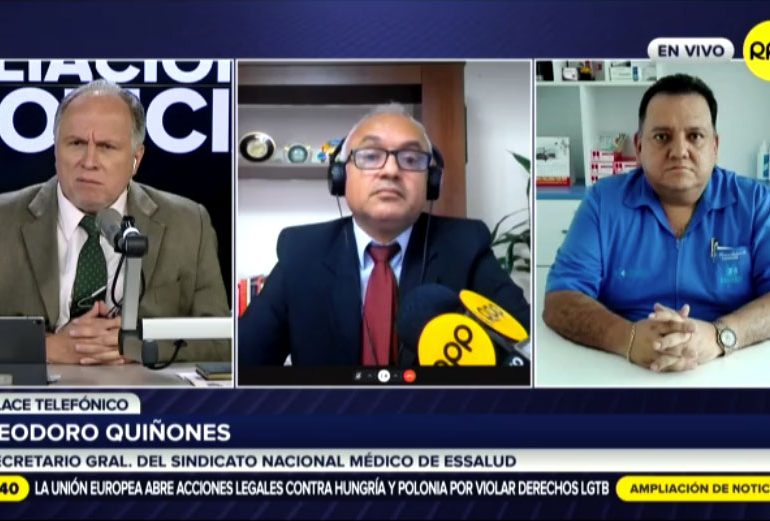 Secretario general sustentó nueva vacunación para los médicos del país con vacuna Pfizer