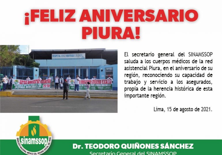 ¡Feliz aniversario Piura!