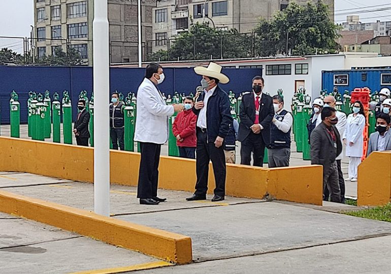 Presidente Castillo en hospital Loayza: no vamos a permitir más corrupción