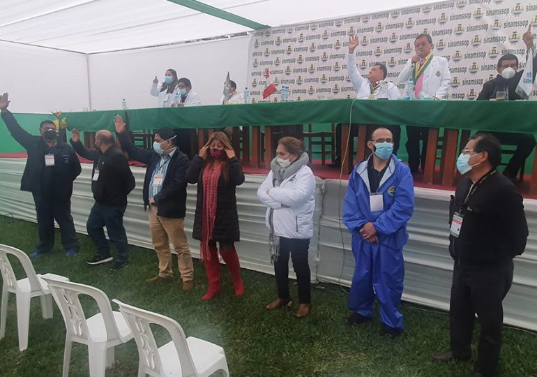 SINAMSSOP acreditó al Comité Electoral Central para la renovación democrática de los cargos del CEN para el periodo 2022 - 2023