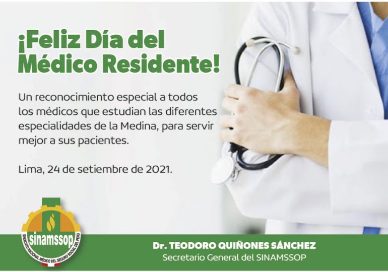 ¡Feliz Día del Médico Residente!