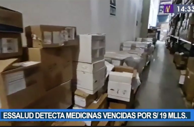 EsSalud detectó medicinas vencidas por un valor de más de 19 millones de soles