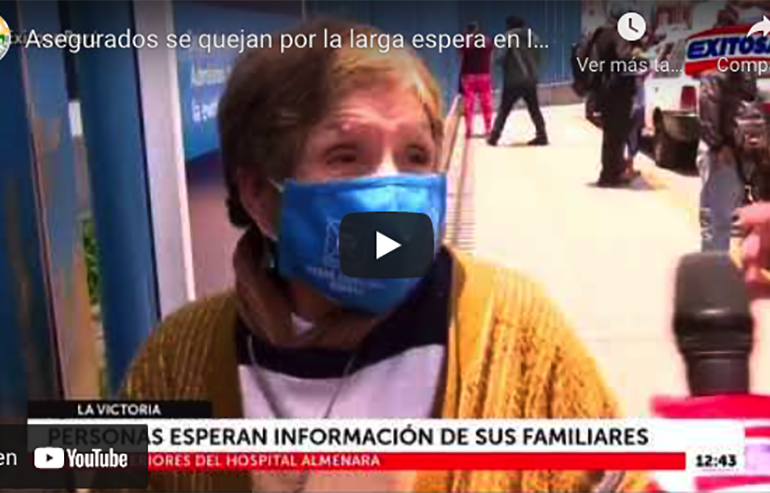 Asegurados se quejan por la larga espera en la atención de los pacientes