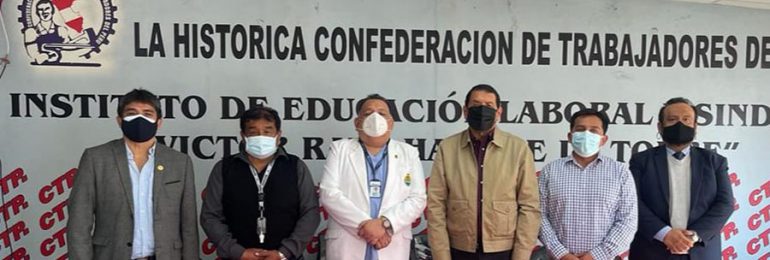 SINAMSSOP sostuvo reunión de coordinación general previa a su afiliación a la Confederación de Trabajadores del Perú