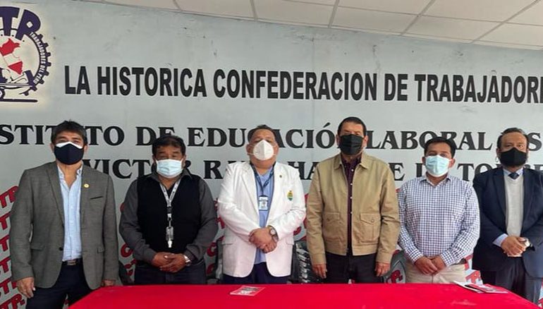SINAMSSOP sostuvo reunión de coordinación general previa a su afiliación a la Confederación de Trabajadores del Perú