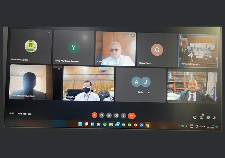 Se instaló Comisión Negociadora del Pliego de Reclamos 2022 entre EsSalud y SINAMSSOP