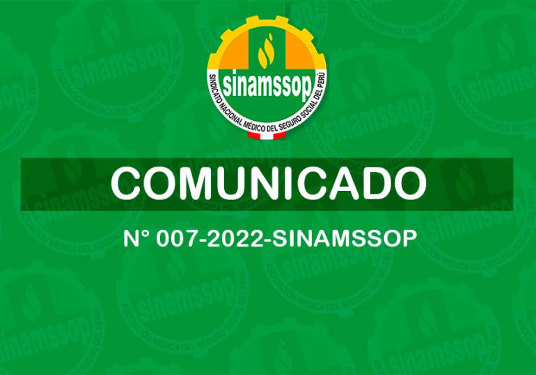 Ningún profesional médico afiliado al SINAMSSOP debe participar del proceso electoral nulo del Comité SST convocado por la FED CUT