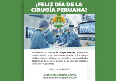 ¡Feliz día de la Cirugía Peruana!