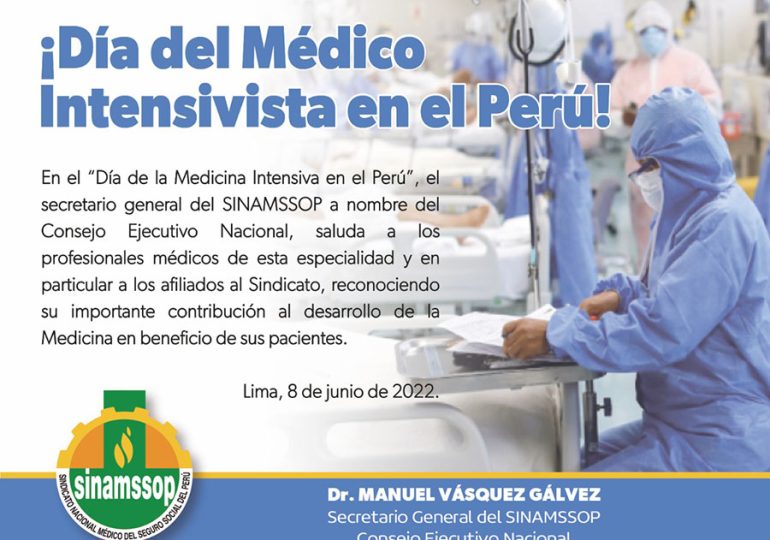 ¡Día del Médico Intensivista en el Perú!