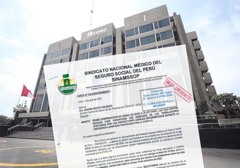 EsSalud no comunicó en informar dentro del plazo de ley las horas que adeudan y deben compensar los trabajadores