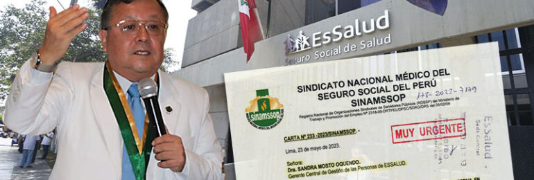 SINAMSSOP denunció a EsSalud vulneración al derecho de autonomía y libertad en la Negociación Colectiva