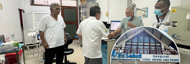 Secretario general visitó instalaciones del Hospital I “Víctor Lazo Peralta” de la Red Asistencial Madre de Dios