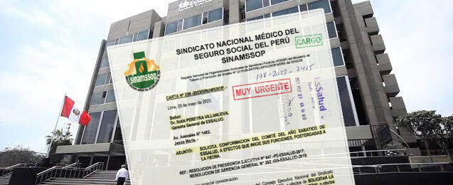 SINAMSSOP solicitó la conformación del Comité de la Sede Central de EsSalud para el cumplimiento del Año Sabático