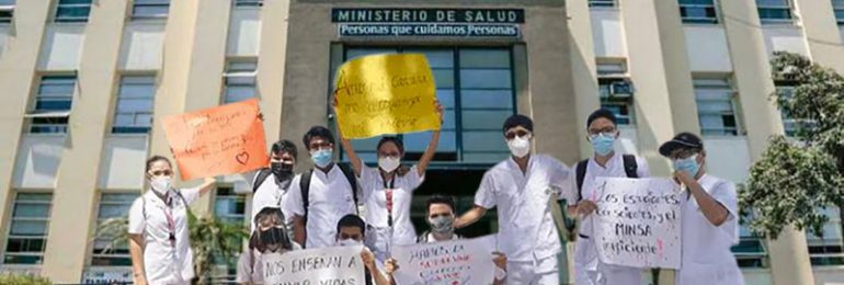 Asociación Nacional de Médicos Residentes del Perú realizarán mañana Plantón en MINSA por crisis en el residentado médico