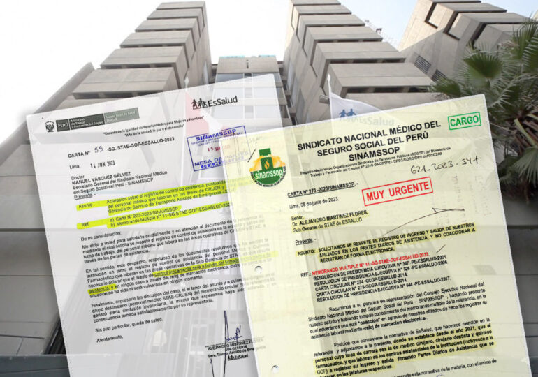 EsSalud ratificó que el registro de asistencia se realice en partes diarios para el personal médico, odontólogo y químico farmacéutico