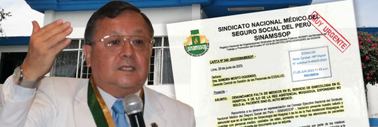 SINAMSSOP denunció ante EsSalud la falta de especialistas retén para atención de cesáreas y partos de emergencia en Hospital II Ilo