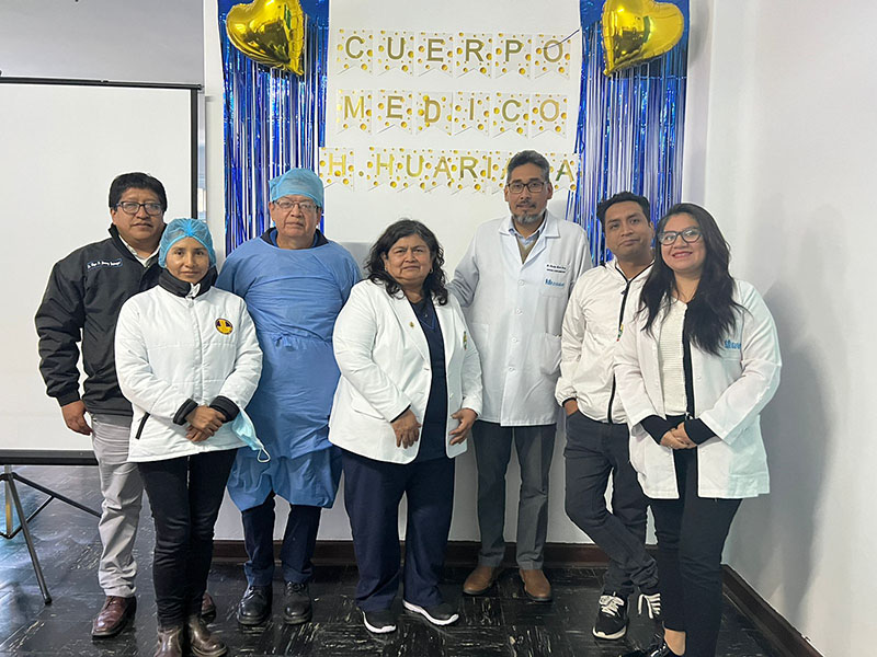 Primera sub secretaria del sindicato realizó visita al cuerpo médico del Hospital II Huariaca para conocer problemática