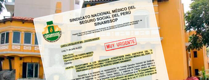 SINAMSSOP exhorta a todos los delegados acreditados que participarán en “X Congreso Médico” a propugnar la posición del Sindicato