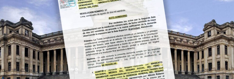 Fue admitida demanda del SINAMSSOP para reubicar a los Cirujanos Dentistas y Químicos Farmacéuticos en nivel profesional P1 “B”