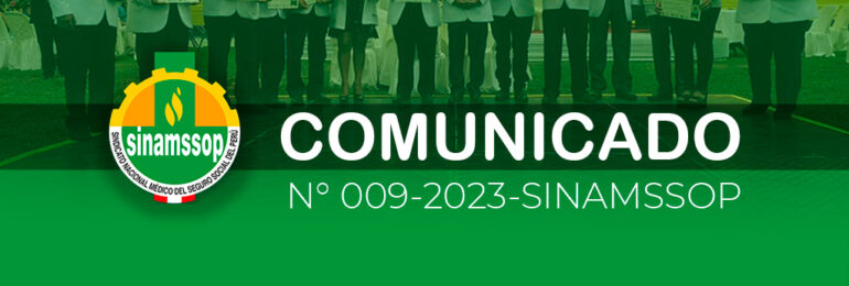 SINAMSSOP no participa en Huelga Nacional convocada para el martes 10 de octubre