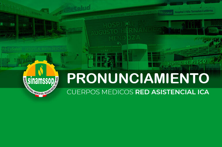 Pronunciamiento - Cuerpos Médicos Red Asistencial Ica