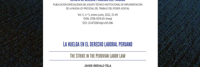 La Huelga en el Derecho Laboral Peruano