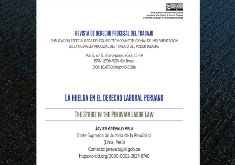 La Huelga en el Derecho Laboral Peruano