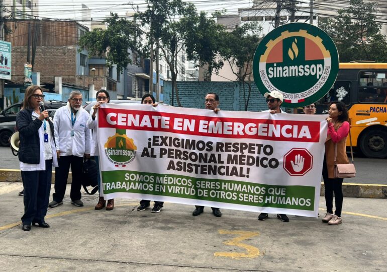 SINAMSSOP en defensa de los derechos laborales en el CENATE…Se restituye a presidente de Cuerpo Médico