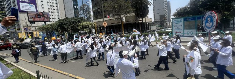 Cuerpos Médicos presentes durante la Huelga Nacional