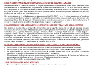 A 5 AÑOS DEL DESASTRE EN ESSALUD… ¿QUÉ SE VIENE?