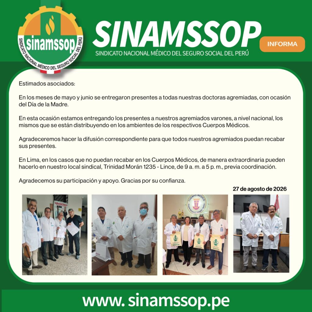 Comunicado SINAMSSOP