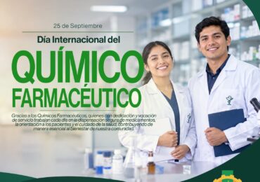 ¡Feliz Día Internacional del Químico Farmacéutico!